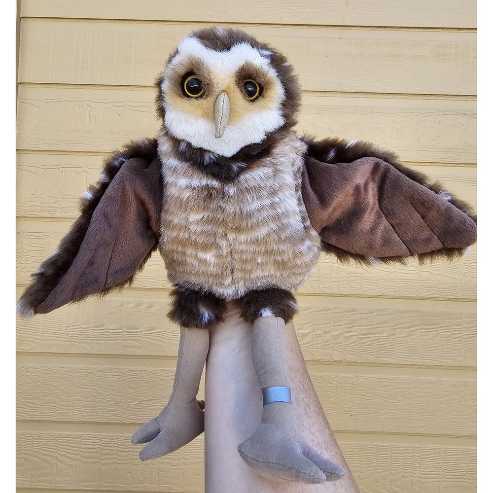 Burrowing Owl Hand‎ Puppet By Folkmanis. 11" Tall By 12" Wide
